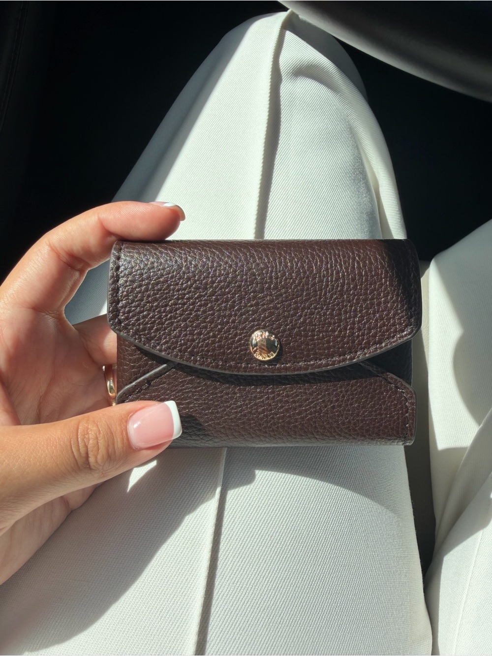 mango brown cardholder